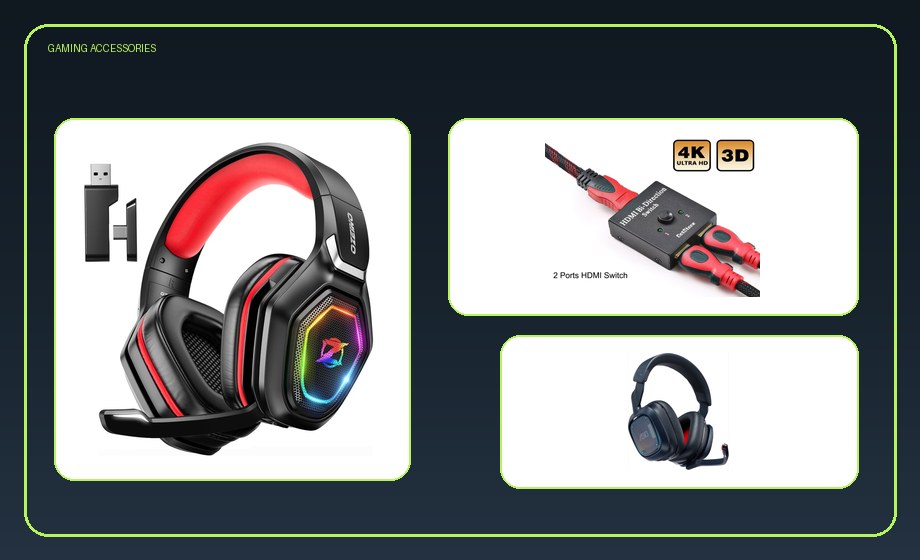 Gaming Accessories visual buying lane