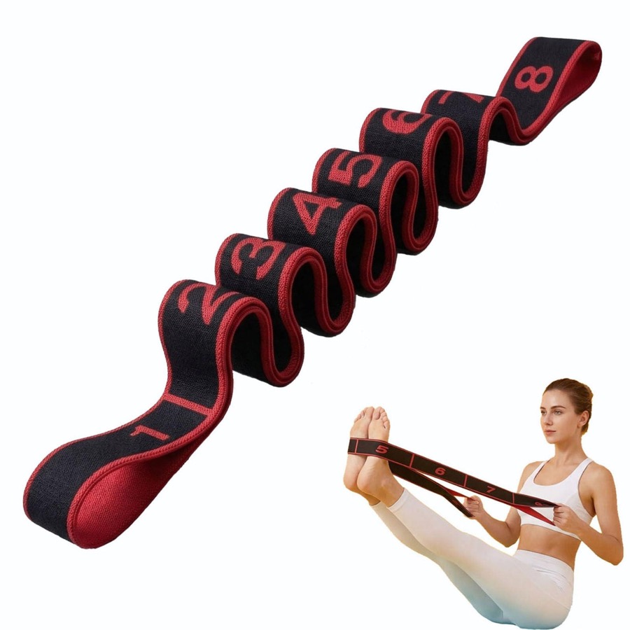 Generic Brand Training Data Accessory - Resistance Bands 8-Section Exercise Bands Numbered Elastic Fitness Band for Workin